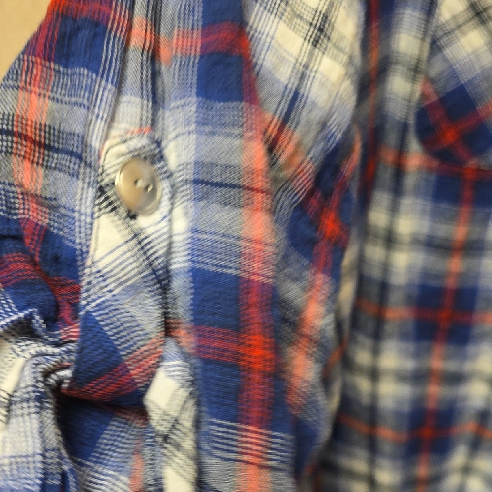 Ruby Rd. Multicolor Plaid Cotton Shirt - Picture 7 of 10